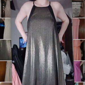 Bronze shimmer dress